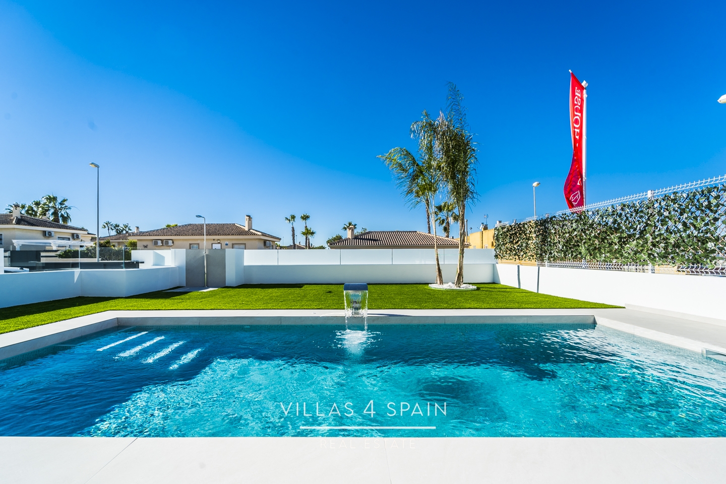 3 Bedroom 3 Bathroom New build villa with private pool and parking