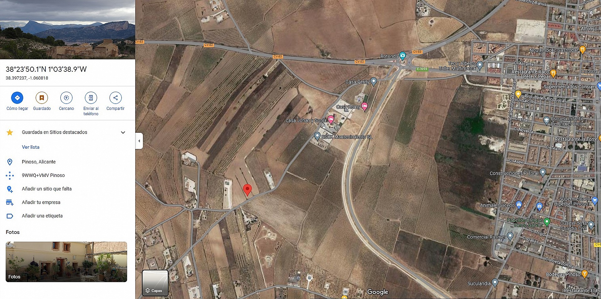 Resale - Land in Pinoso - - Alicante Resale - Land in Pinoso - - Alicante