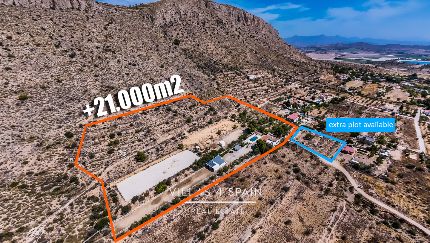 Resale - 3 Bed 2 Bath Villa with Equestrian facilities in Hondon de las Nieves Alicante - camino de los puertos solana 6 - Alicante Resale - 3 Bed 2 Bath Villa with Equestrian facilities in Hondon de las Nieves Alicante - camino de los puertos solana 6 - Alicante