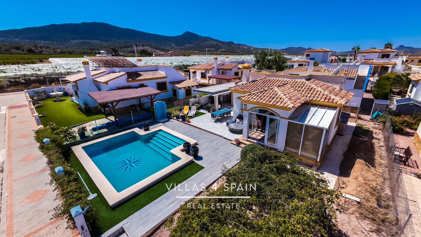 Resale - 2 Bed 2 Bath Renovated Villa with Private pool and parking in Hondon de los Frailes - av. de Alicante - Alicante Resale - 2 Bed 2 Bath Renovated Villa with Private pool and parking in Hondon de los Frailes - av. de Alicante - Alicante