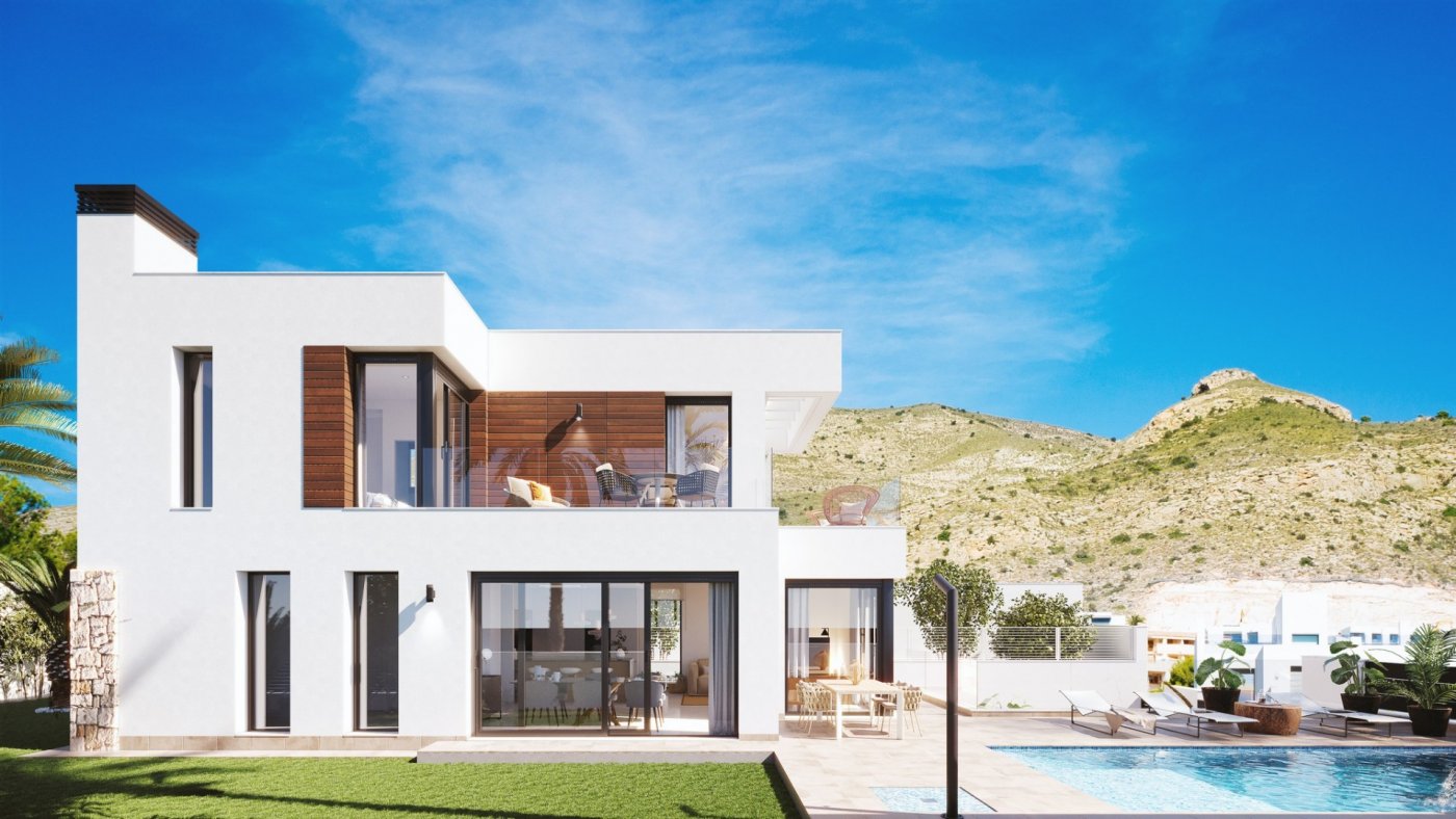 New Build - 4 Bedroom 4 Bathroom villa in Finestrat - Sierra Cortina - Alicante New Build - 4 Bedroom 4 Bathroom villa in Finestrat - Sierra Cortina - Alicante