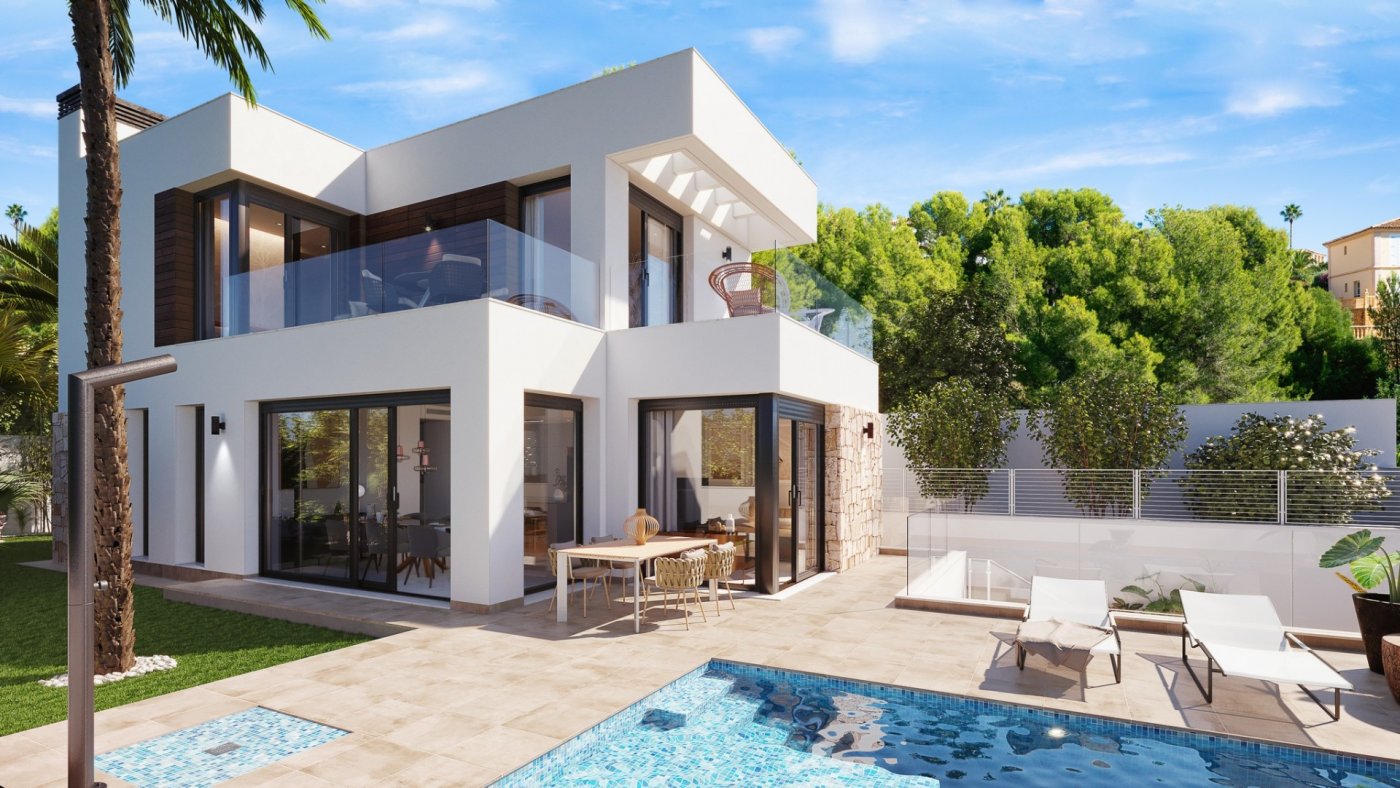 New Build - 4 Bedroom 4 Bathroom villa in Finestrat - Sierra Cortina - Alicante New Build - 4 Bedroom 4 Bathroom villa in Finestrat - Sierra Cortina - Alicante