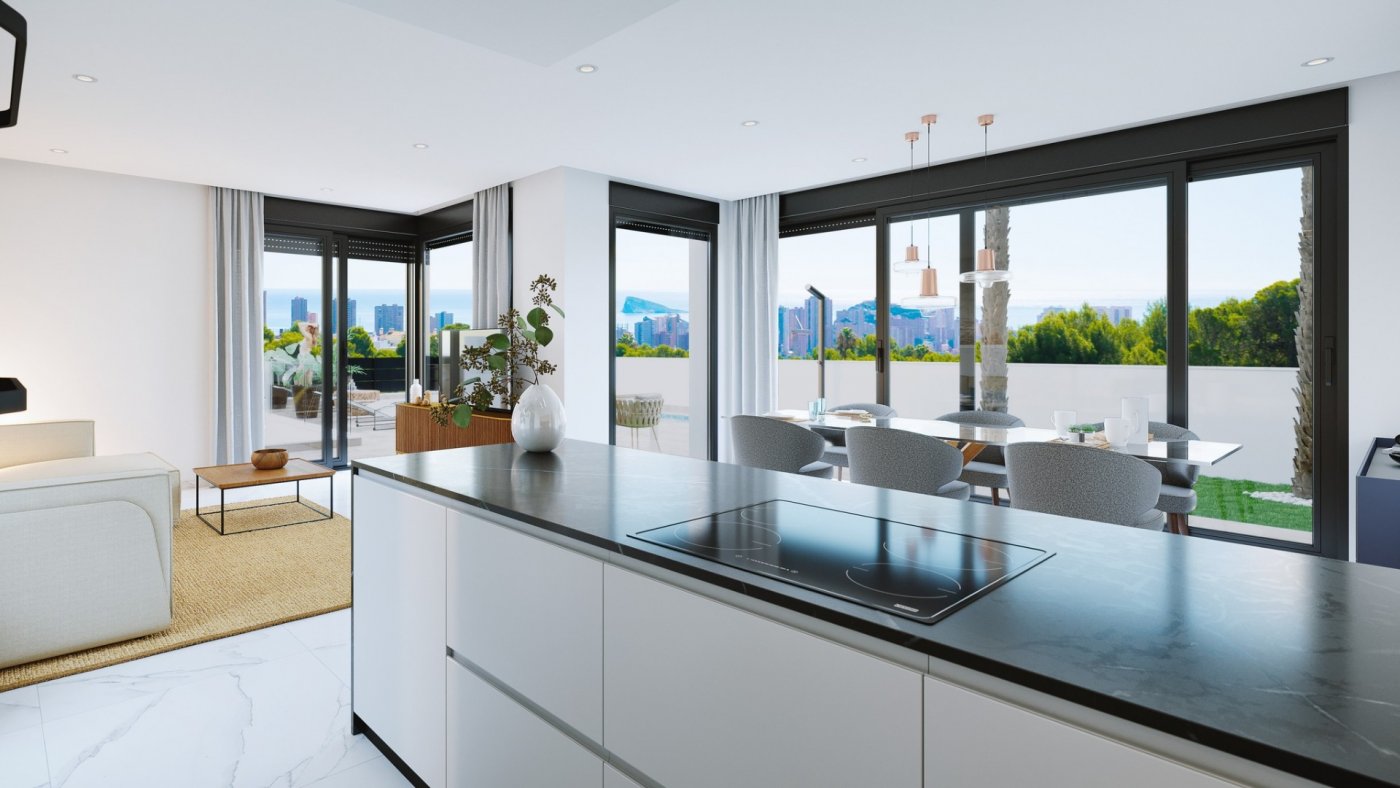 New Build - 4 Bedroom 4 Bathroom villa in Finestrat - Sierra Cortina - Alicante New Build - 4 Bedroom 4 Bathroom villa in Finestrat - Sierra Cortina - Alicante