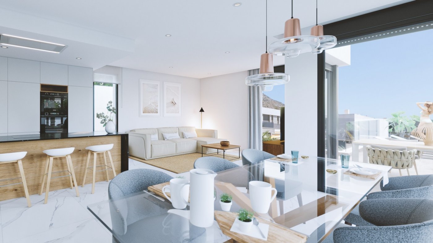 New Build - 4 Bedroom 4 Bathroom villa in Finestrat - Sierra Cortina - Alicante New Build - 4 Bedroom 4 Bathroom villa in Finestrat - Sierra Cortina - Alicante