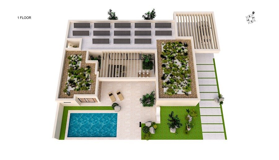 New Build - 4 Bedroom 3 Bathroom villa in Baños y Mendigo - Altaona Golf - Murcia New Build - 4 Bedroom 3 Bathroom villa in Baños y Mendigo - Altaona Golf - Murcia