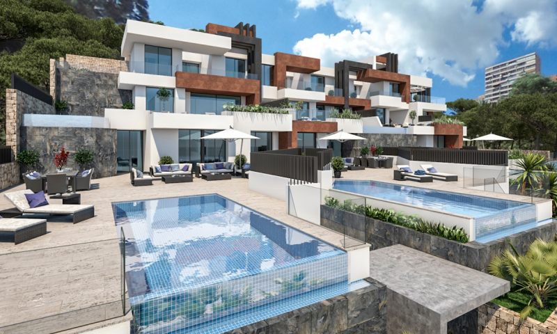 New Build - 3 Bedroom 2 Bathroom penthouse in Benidorm - Poniente - Alicante New Build - 3 Bedroom 2 Bathroom penthouse in Benidorm - Poniente - Alicante
