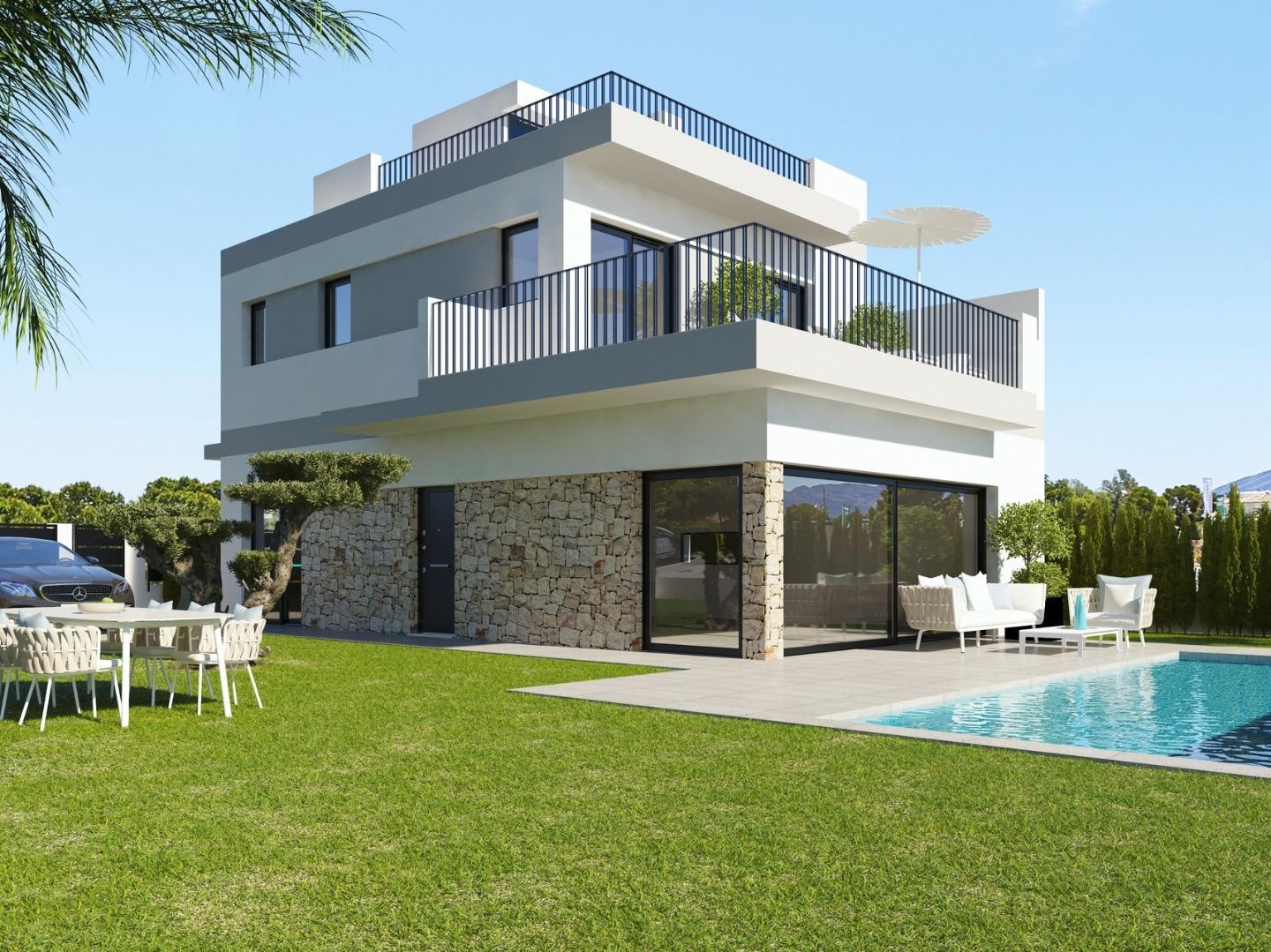 3 Bedroom 3 Bathroom villa in San Miguel de Salinas
