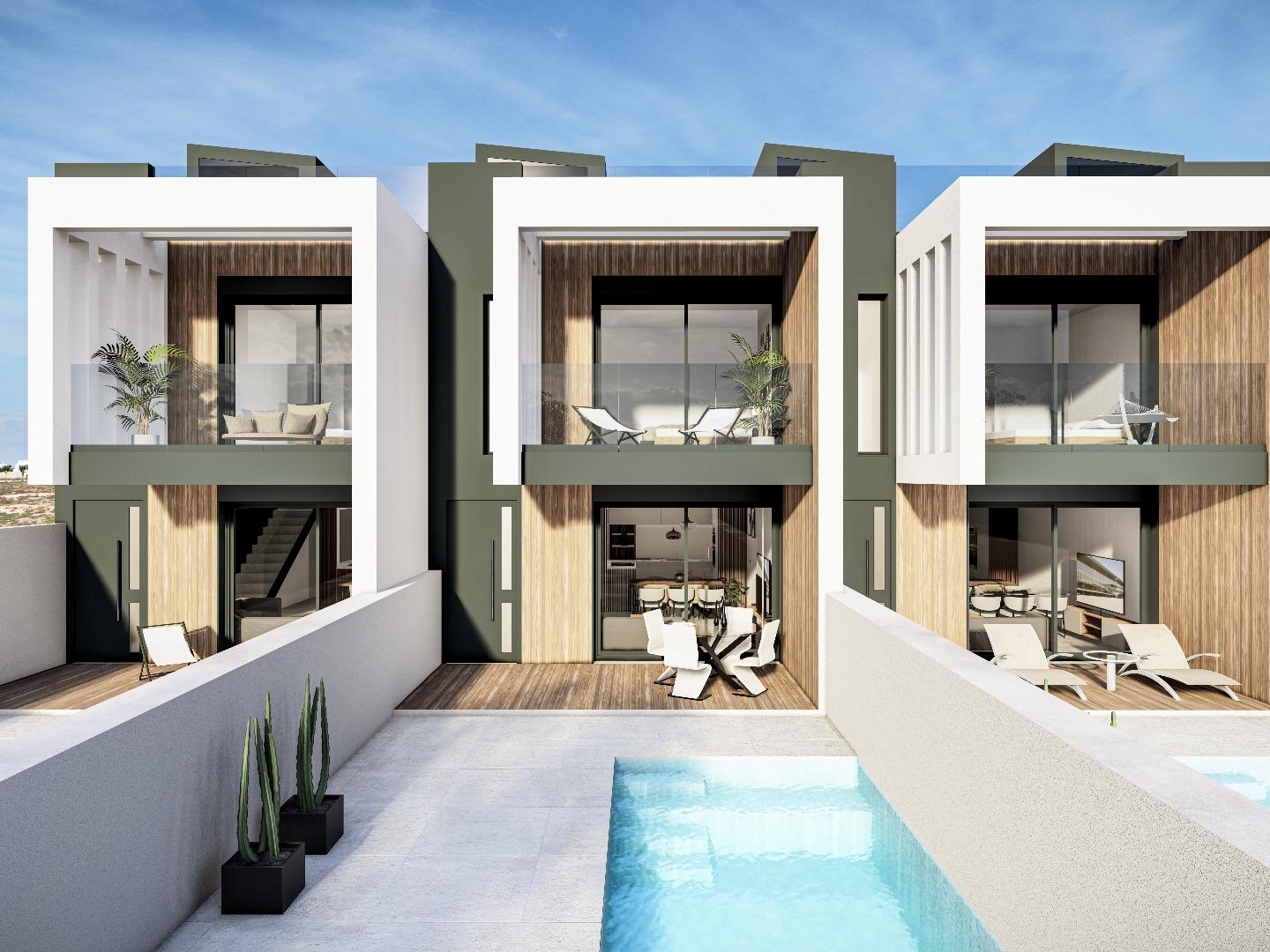 3 Bedroom 3 Bathroom town house in Pilar de La Horadada