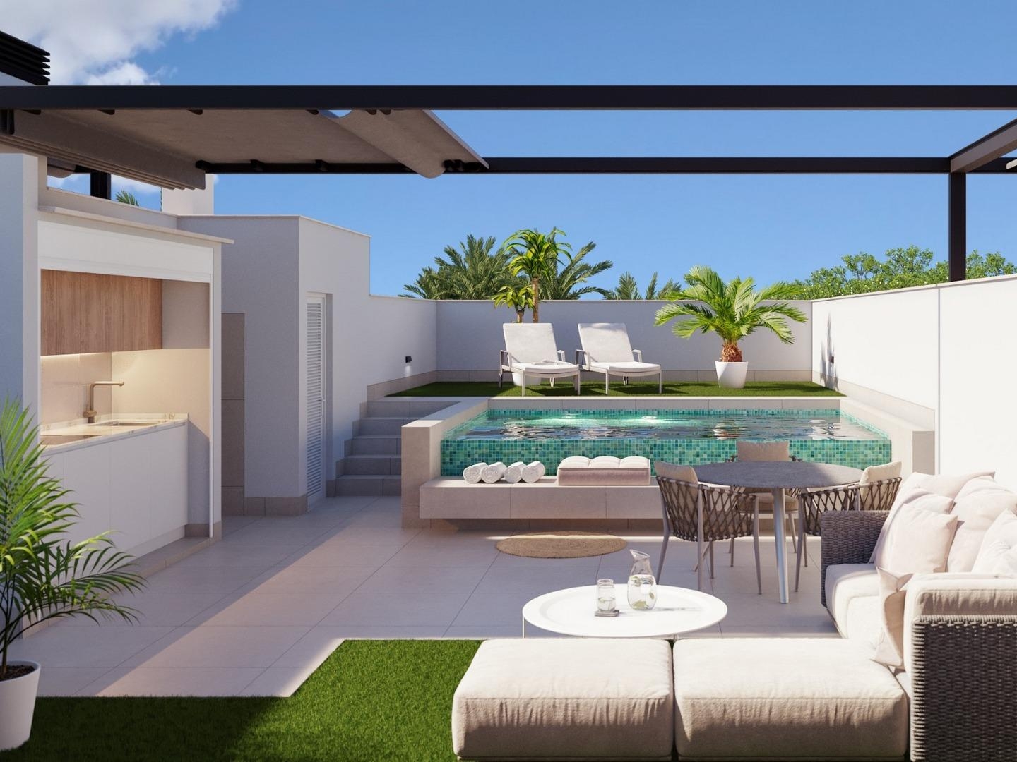2 Bedroom 2 Bathroom Top Floor Bungalow in Pilar de La Horadada