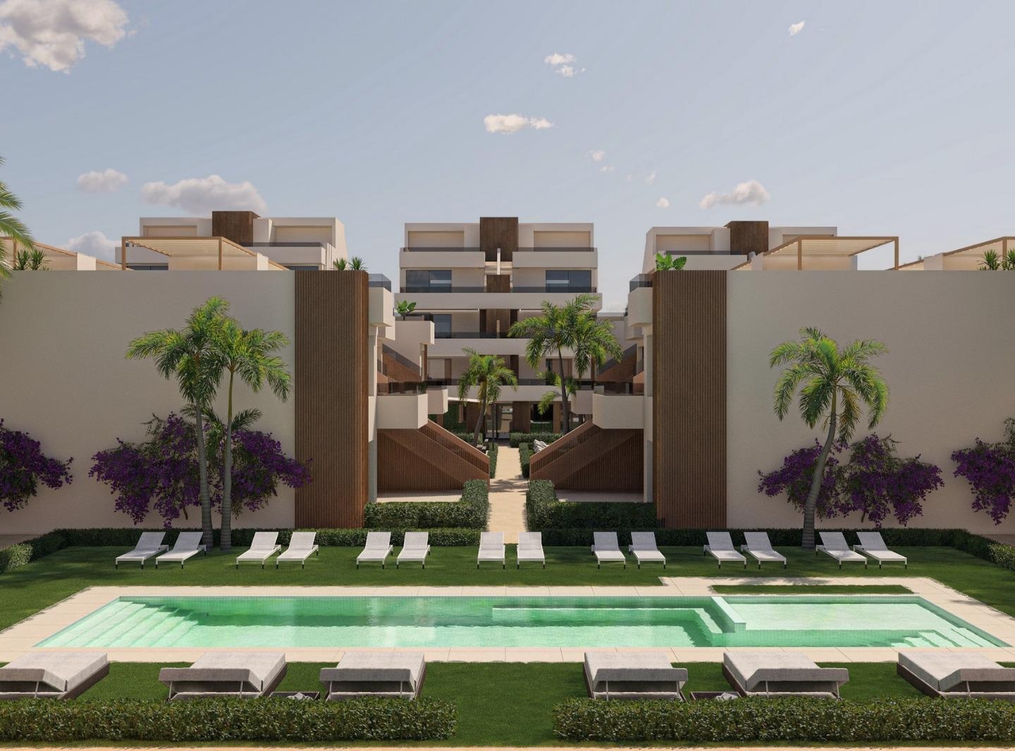 2 Bedroom 2 Bathroom Top Floor Bungalow in Alhama De Murcia