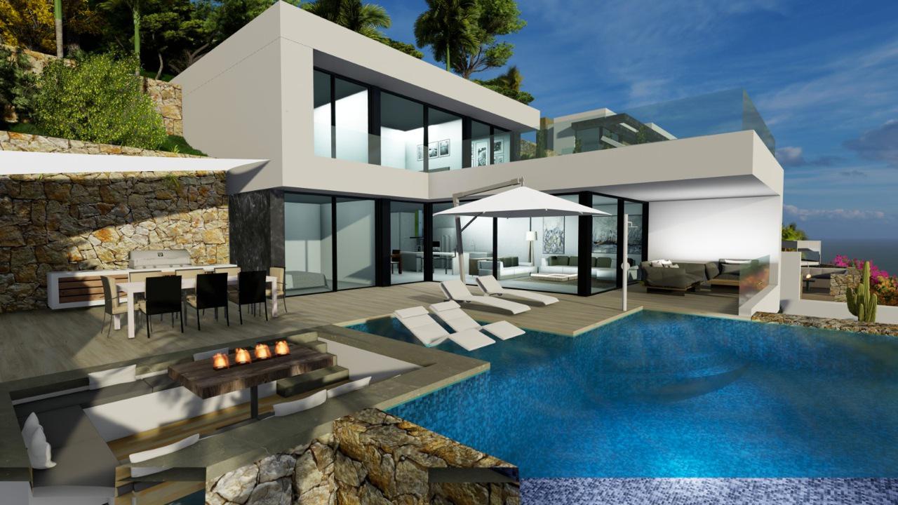 New Build - 4 Bedroom 5 Bathroom villa in Calpe - Maryvilla - Alicante New Build - 4 Bedroom 5 Bathroom villa in Calpe - Maryvilla - Alicante
