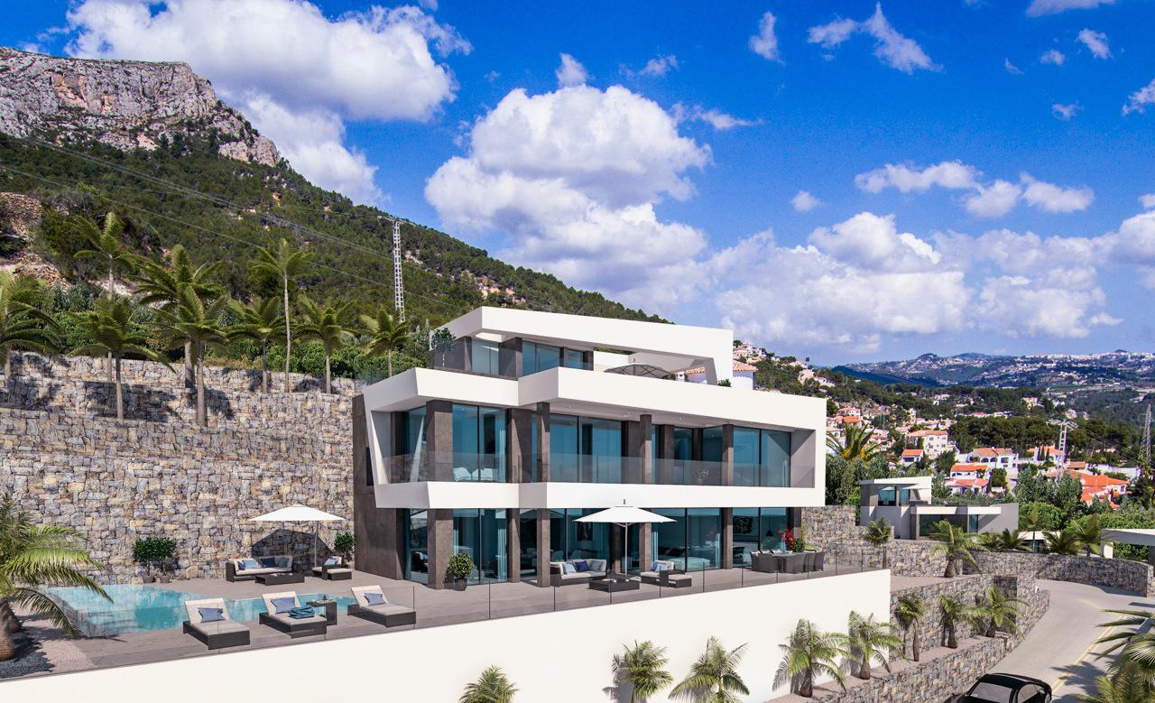 New Build - 4 Bedroom 6 Bathroom villa in Calpe - Cucarres - Alicante New Build - 4 Bedroom 6 Bathroom villa in Calpe - Cucarres - Alicante