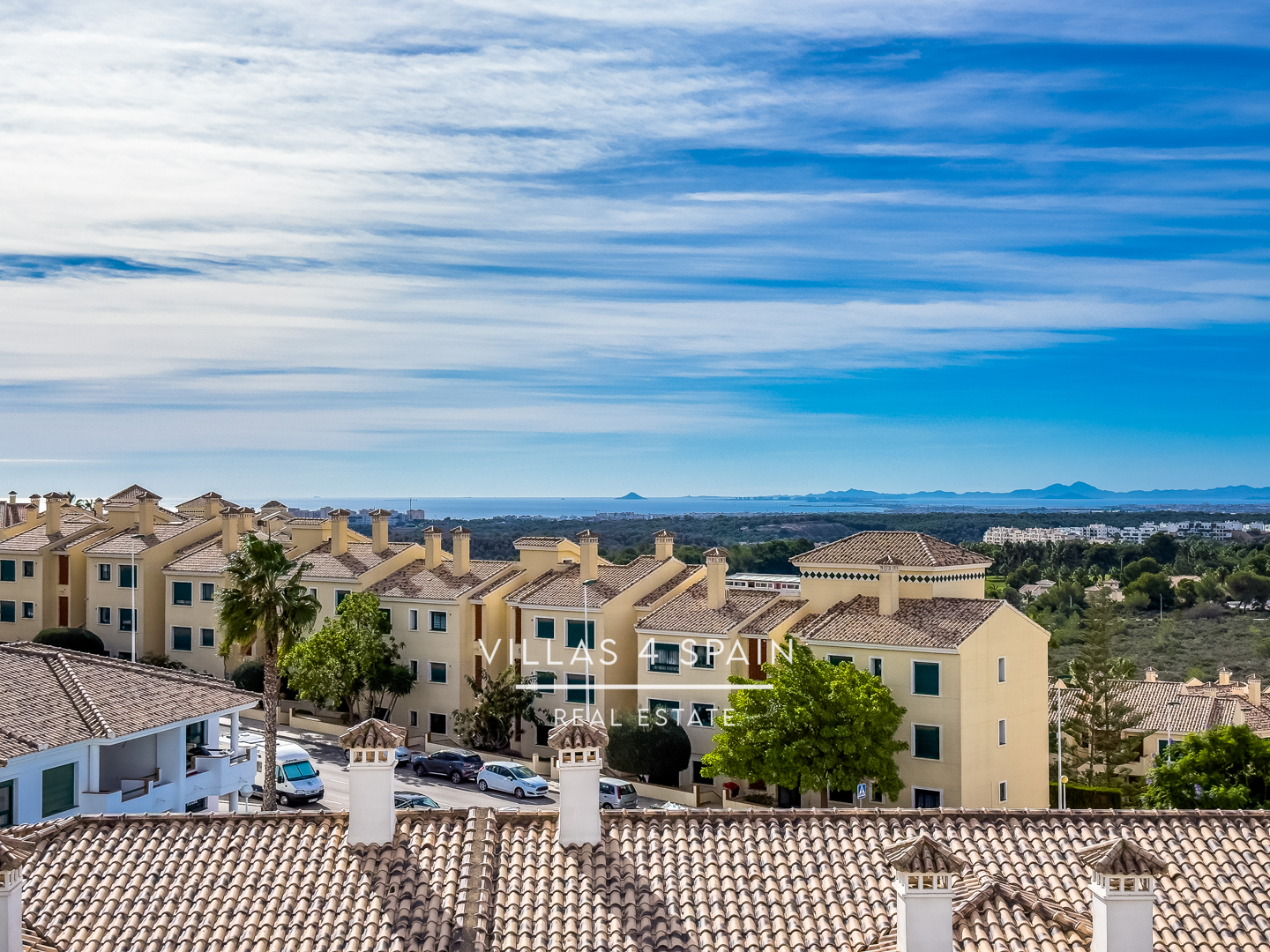 2 Bed 2 Bath Sea View Apartment in Campoamor Villamartin with community pool