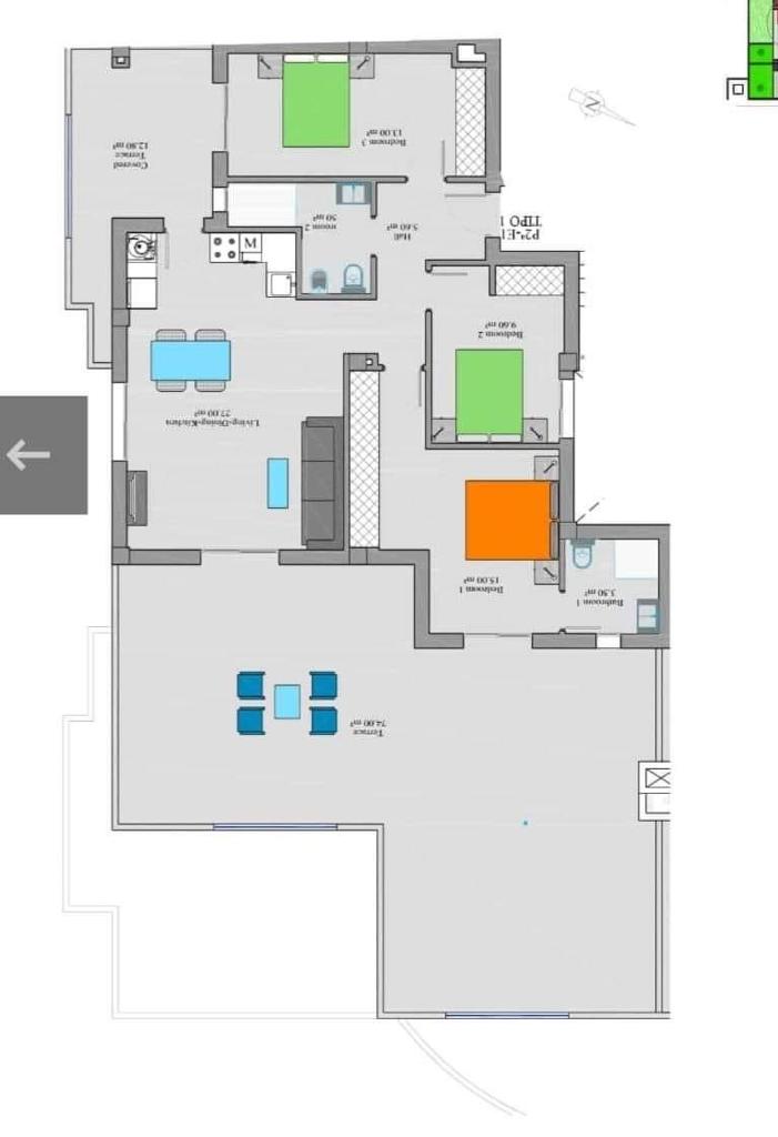 Resale - 3 Bedroom 2 Bathroom Apartment in Villamartín -  - Alicante