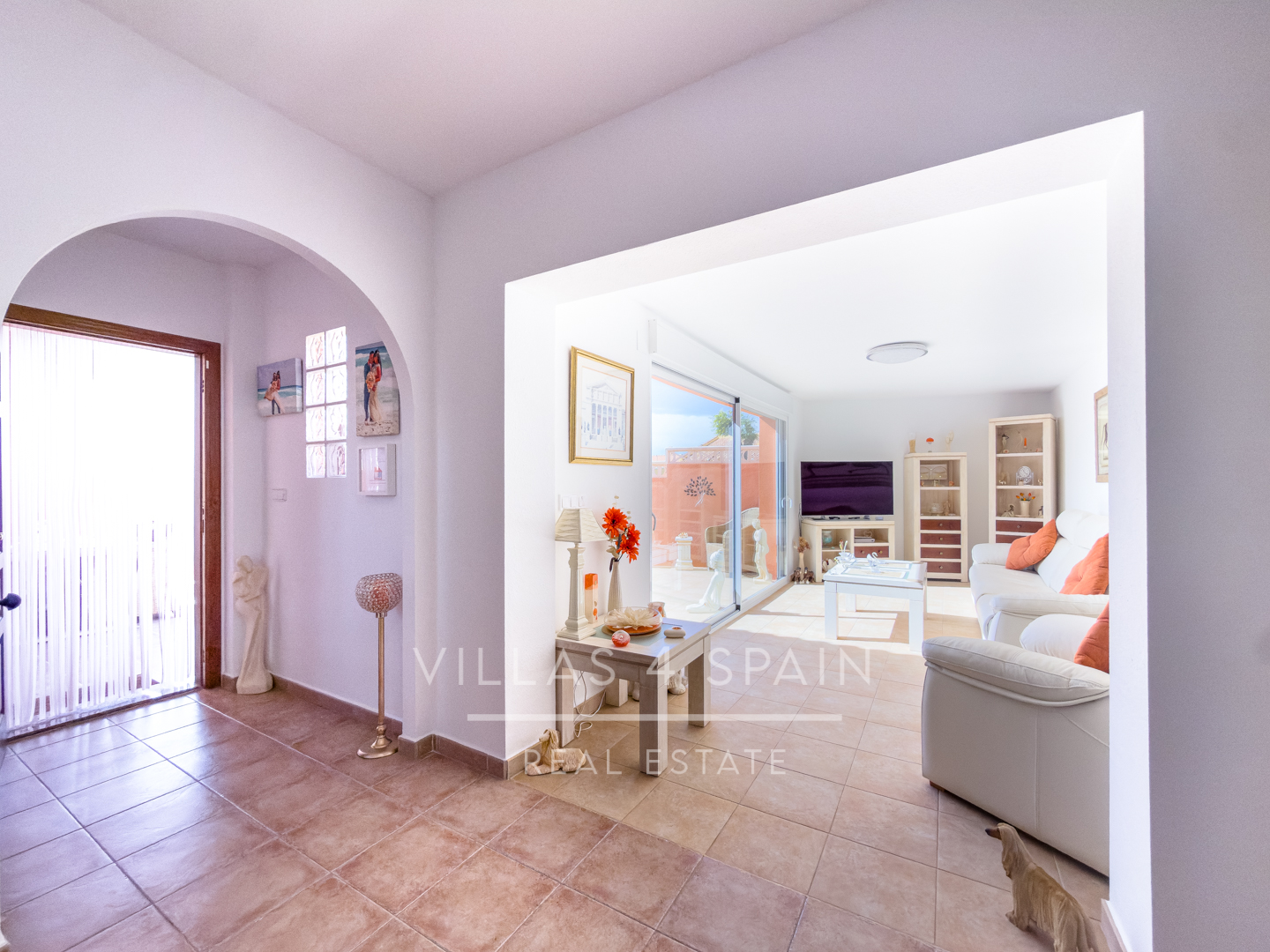 Resale - 2 Bed 2 bath villa with roof terrace & community pool in Fortuna - calle cam. de cieza  - Murcia