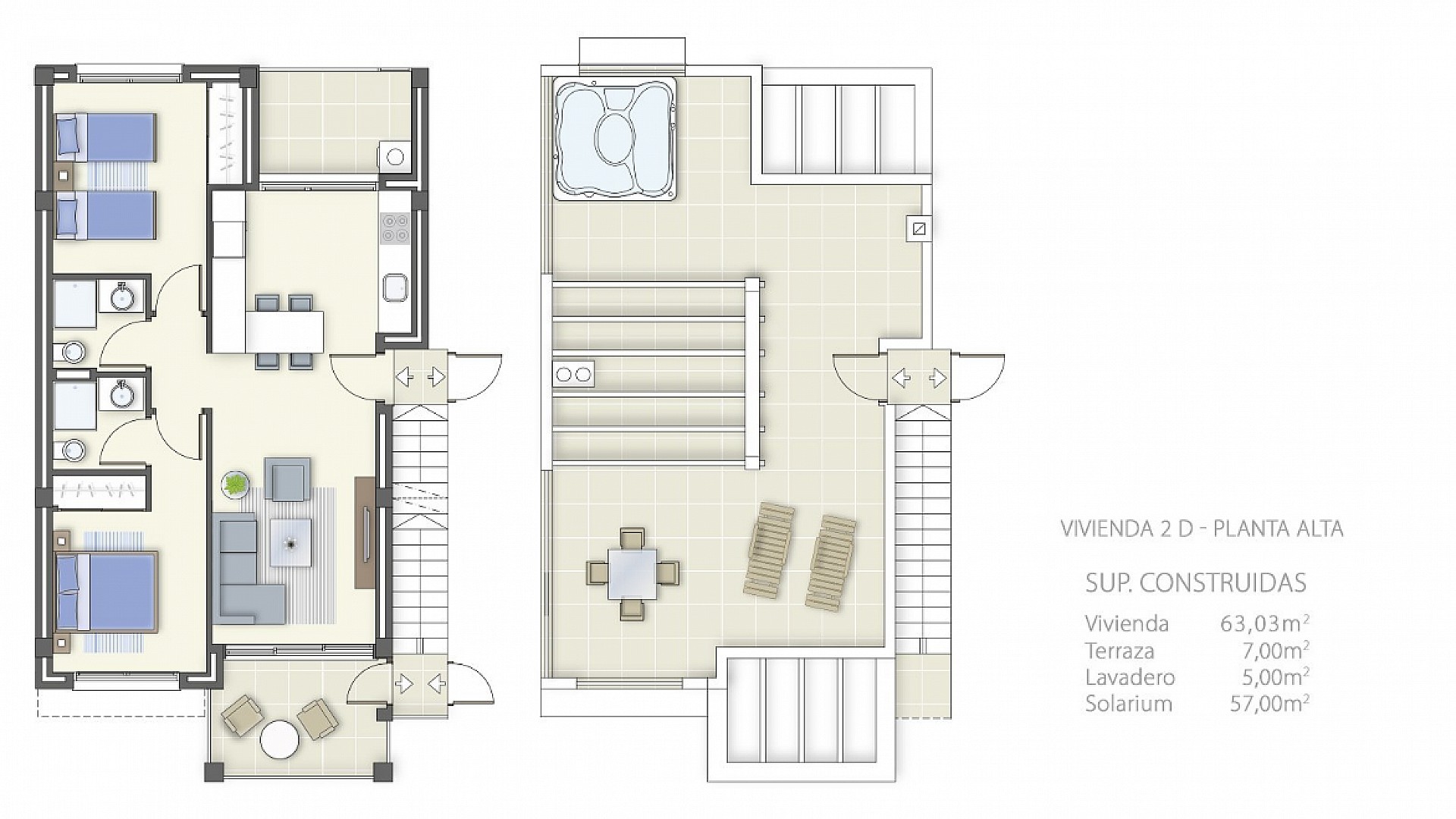 Resale - 2 Bedroom 2 Bathroom Apartment in Torrevieja -  - Alicante