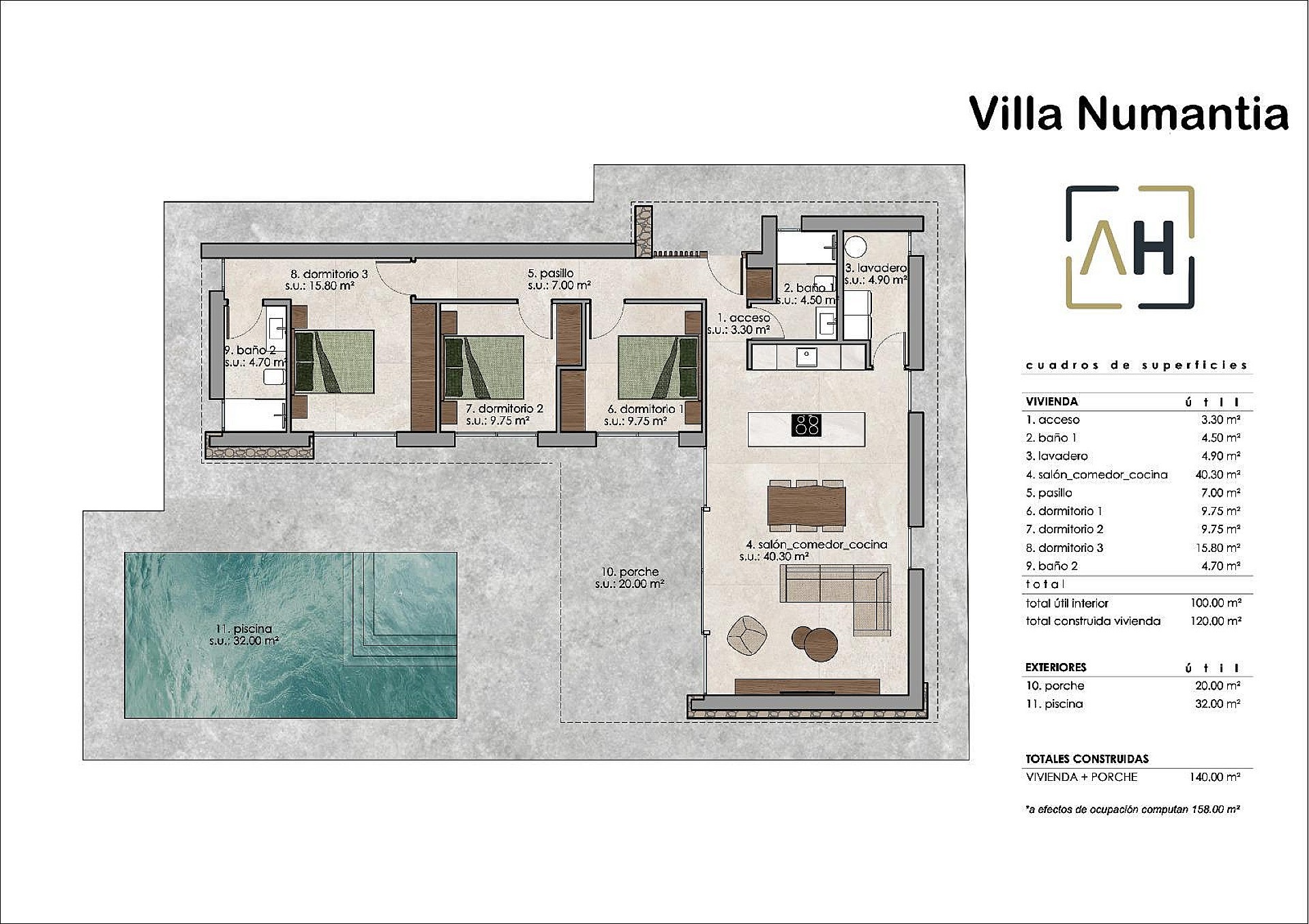 Resale - 3 Bedroom 2 Bathroom Villa in Pinoso - , Pinoso, Alicante, Spain - Alicante