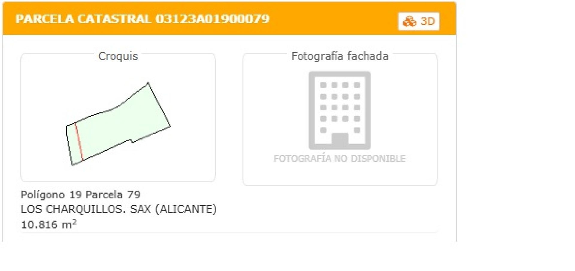 Resale - Land in Sax -  - Alicante
