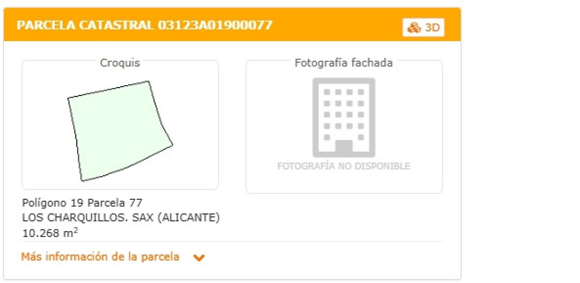 Resale - Land in Sax -  - Alicante