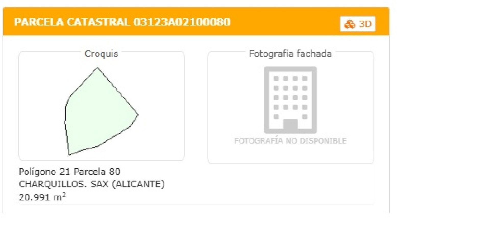 Resale - Land in Sax -  - Alicante