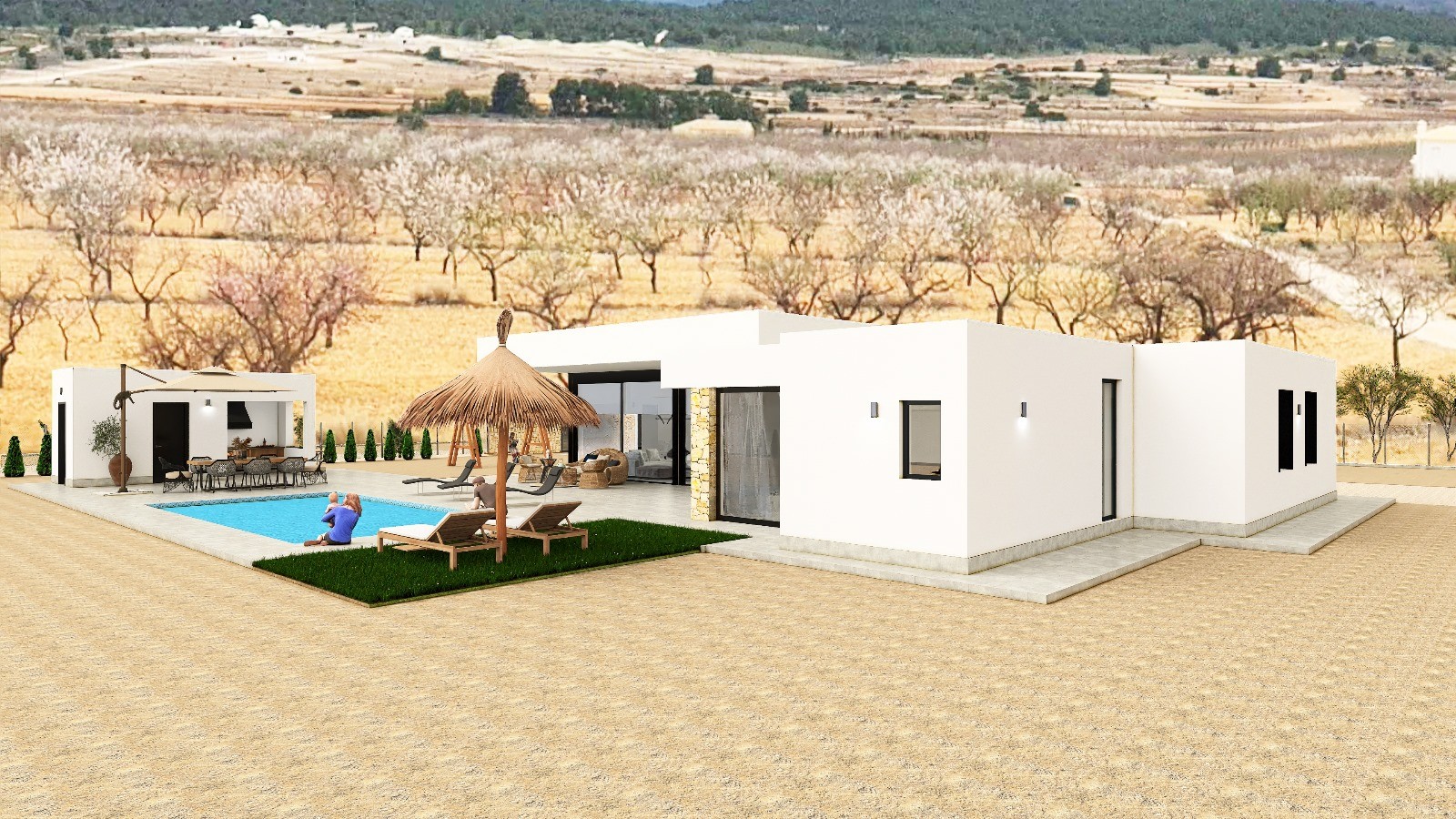 Resale - 3 Bedroom 2 Bathroom Villa in Pinoso -  - Alicante