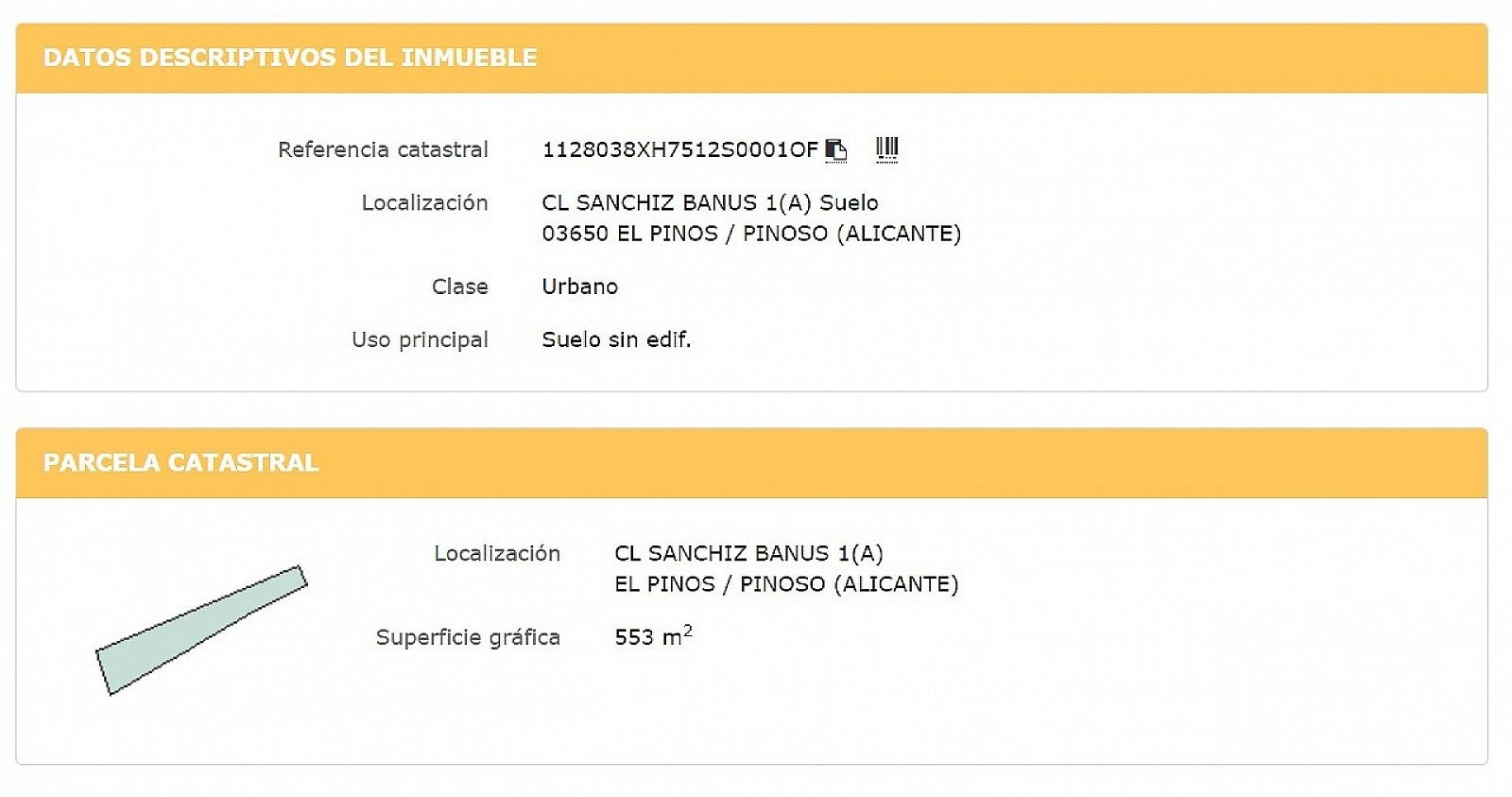 Resale - Land in Pinoso -  - Alicante