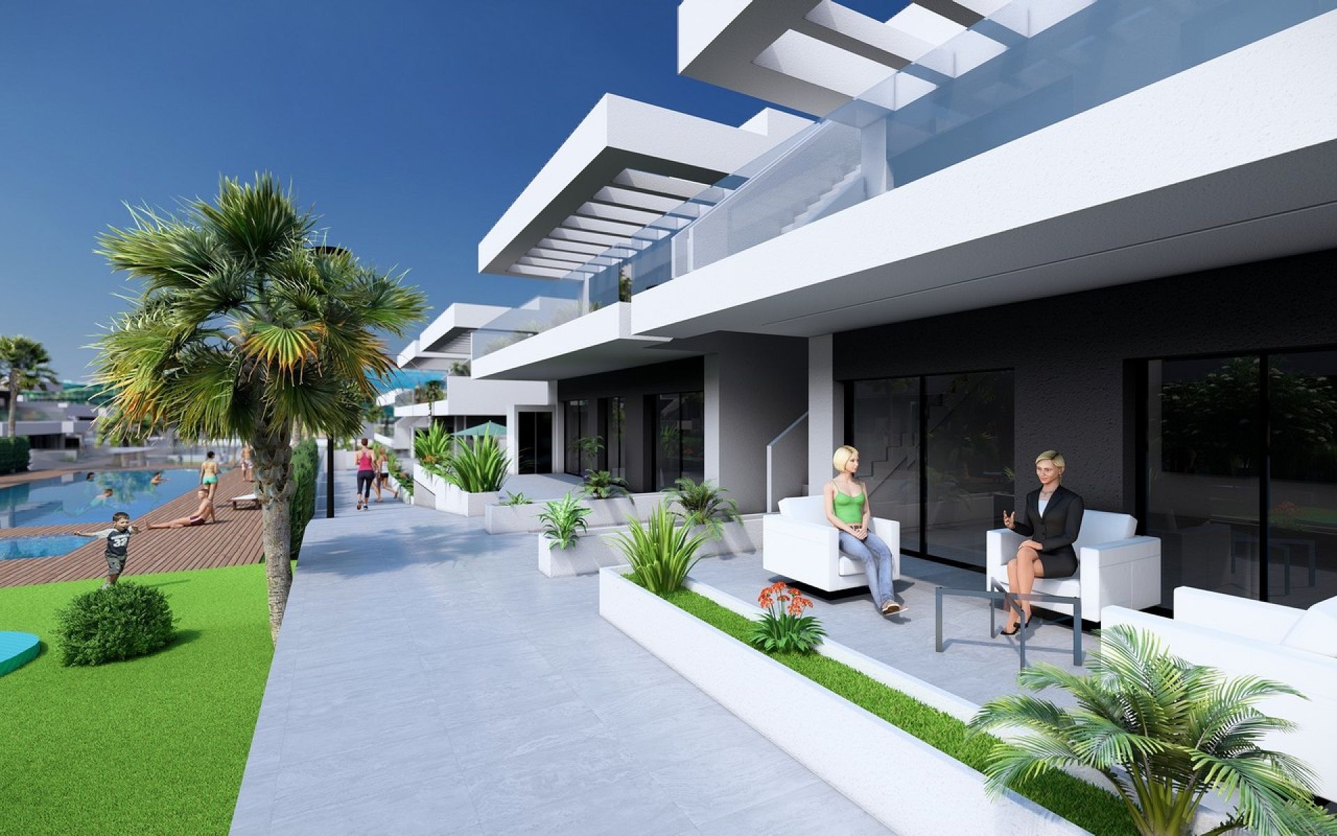 Resale - 2 Bedroom 2 Bathroom Apartment in Algorfa -  - Alicante