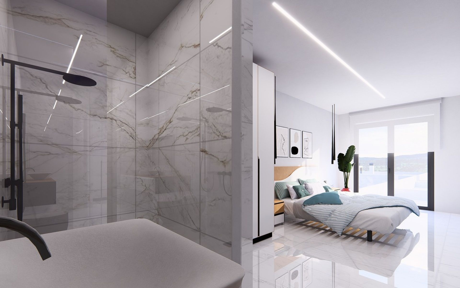 Resale - 2 Bedroom 2 Bathroom Apartment in Algorfa -  - Alicante
