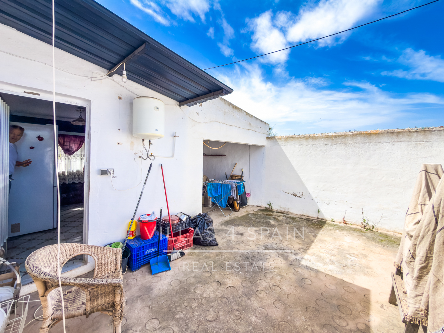 Resale - 2 Bed 1 Bath Country Villa with roof terrace in Los Periquitos Fortuna, Santomera - camino de las cuerdas - Murcia