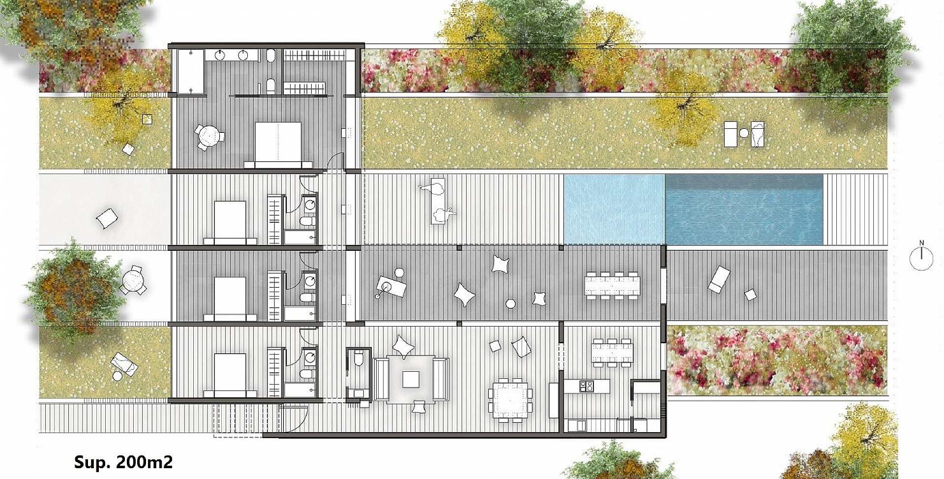 Resale - 3 Bedroom 2 Bathroom Villa in Torre Del Rico -  - Murcia