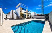 3 Bedroom, 2 Bath New Villa with private pool and parking for sale in La Marina.
