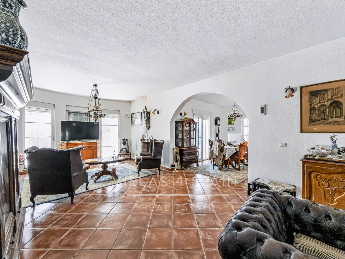 Resale - 6 Bed 4 Bath Villa with Pool and Large Plot with multiple garages in Fortuna  - calle baños 3 - Murcia