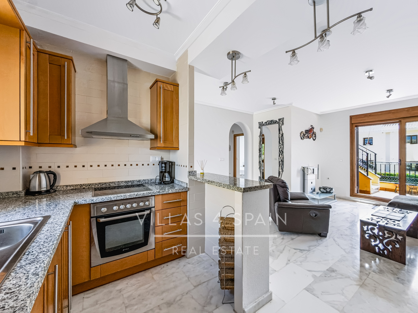 Resale - 2 Bed 2 Bath Penthouse apartment with roof terrace in La Finca Golf Algorfa, with community Pool - calle benferri la finca golf Algorfa - Alicante