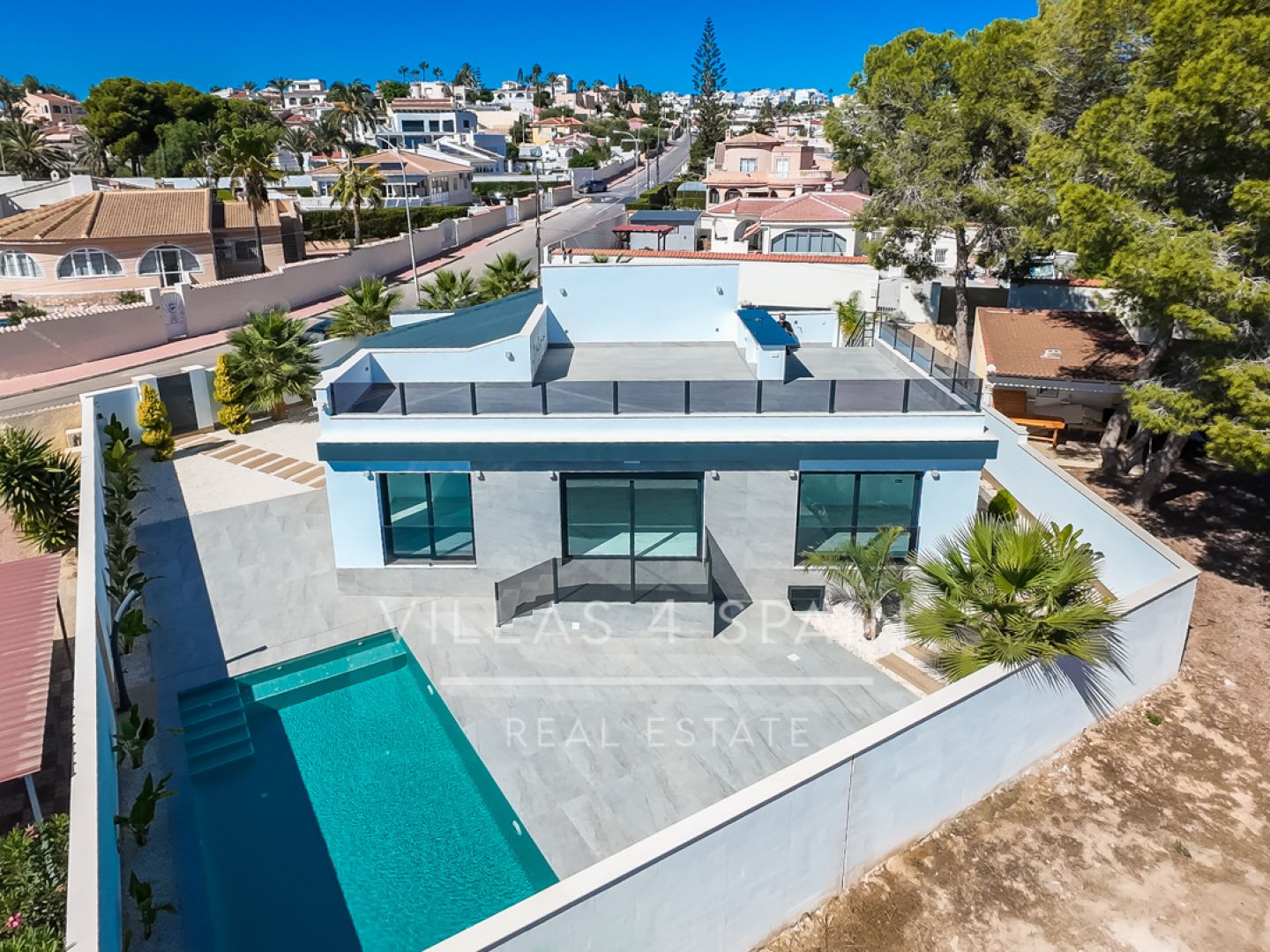 5 Bed 4 Bath LUXURY CORNER PLOT VILLA with Pool IN CIUDAD QUESADA 